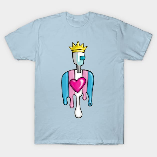 Proud Trans Love T-Shirt by FabrizioX